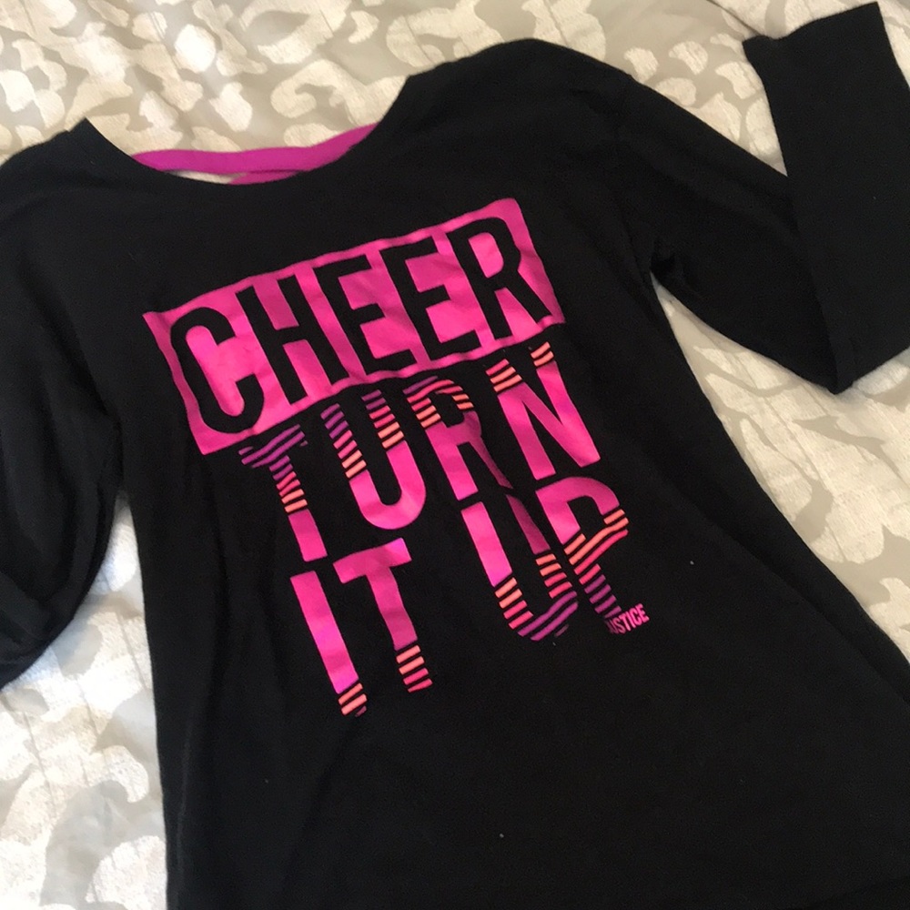 Justice Cheer Shirt